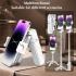 JMARY MT-18 Mini Phone Selfie Stick Tripod Extendable Phone Stand with Wireless Control for Live Streaming - White